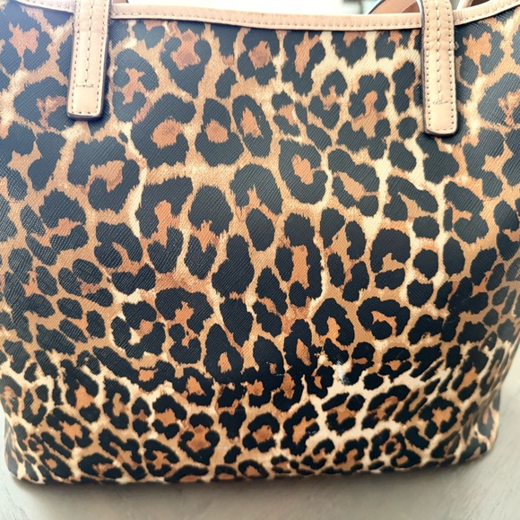 Coach Leopard Pattern Tote Bag - Picture 3 of 16